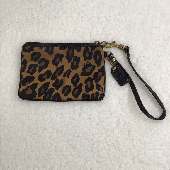 Coach Cheetah Print Wristlet Wallet - Picture 3 of 10